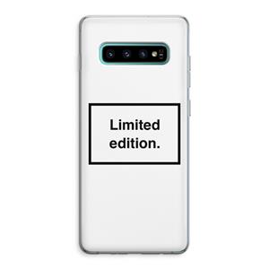 CaseCompany Limited edition: Samsung Galaxy S10 Plus Transparant Hoesje