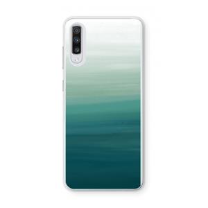 CaseCompany Ocean: Samsung Galaxy A70 Transparant Hoesje
