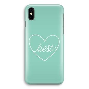 CaseCompany Best heart pastel: iPhone Xs Volledig Geprint Hoesje