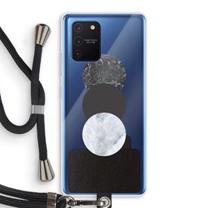 CaseCompany Marmeren cirkels: Samsung Galaxy Note 10 Lite Transparant Hoesje met koord