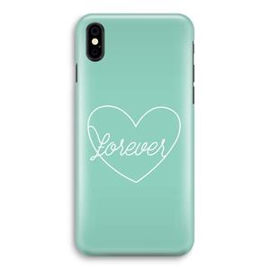 CaseCompany Forever heart pastel: iPhone Xs Volledig Geprint Hoesje