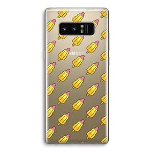 CaseCompany Waterijsjes: Samsung Galaxy Note 8 Transparant Hoesje