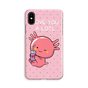 CaseCompany Love You A Lotl: iPhone Xs Volledig Geprint Hoesje