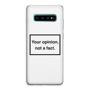 CaseCompany Your opinion: Samsung Galaxy S10 Plus Transparant Hoesje
