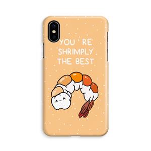 CaseCompany You're Shrimply The Best: iPhone Xs Volledig Geprint Hoesje