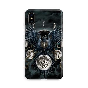 CaseCompany Sinister Wings: iPhone X Volledig Geprint Hoesje