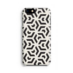 CaseCompany Crazy pattern: Volledig geprint iPhone SE 2020 Hoesje
