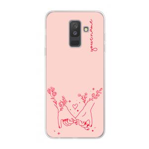CaseCompany Best Friends: Samsung Galaxy A6 Plus (2018) Transparant Hoesje