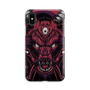 CaseCompany Hell Hound and Serpents: iPhone Xs Volledig Geprint Hoesje
