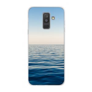 CaseCompany Water horizon: Samsung Galaxy A6 Plus (2018) Transparant Hoesje