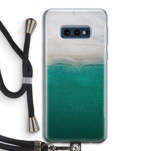 CaseCompany Stranded: Samsung Galaxy S10e Transparant Hoesje met koord