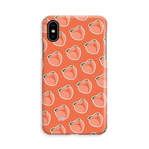CaseCompany Just peachy: iPhone Xs Volledig Geprint Hoesje