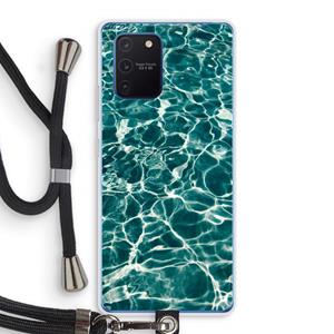 CaseCompany Weerkaatsing water: Samsung Galaxy Note 10 Lite Transparant Hoesje met koord