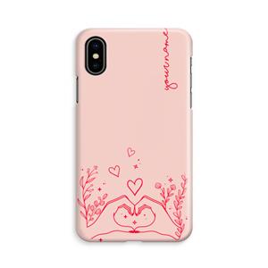 CaseCompany Love is in the air: iPhone X Volledig Geprint Hoesje