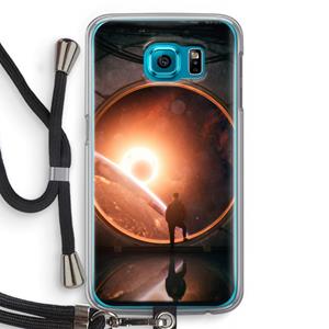 CaseCompany Ephemeral: Samsung Galaxy S6 Transparant Hoesje met koord