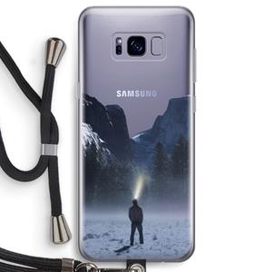 CaseCompany Wanderlust: Samsung Galaxy S8 Transparant Hoesje met koord