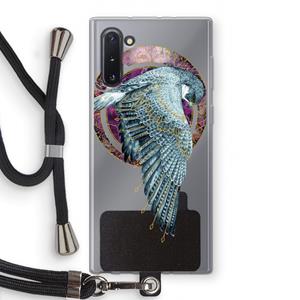 CaseCompany Golden Falcon: Samsung Galaxy Note 10 Transparant Hoesje met koord