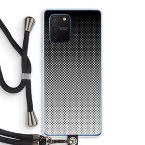 CaseCompany Musketon Halftone: Samsung Galaxy Note 10 Lite Transparant Hoesje met koord