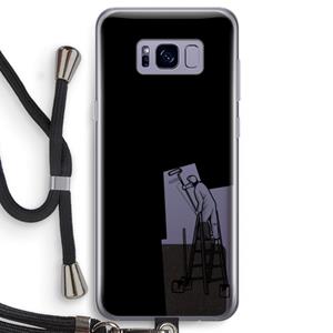 CaseCompany Musketon Painter: Samsung Galaxy S8 Transparant Hoesje met koord