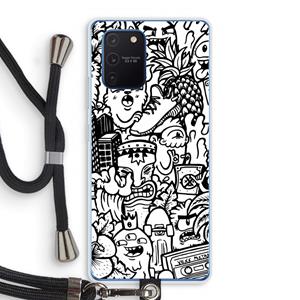 CaseCompany Vexx Mixtape #2: Samsung Galaxy Note 10 Lite Transparant Hoesje met koord