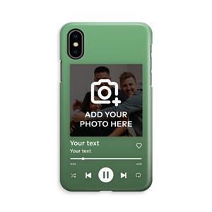 CaseCompany Music Player: iPhone X Volledig Geprint Hoesje