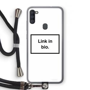 CaseCompany Link in bio: Samsung Galaxy A11 Transparant Hoesje met koord