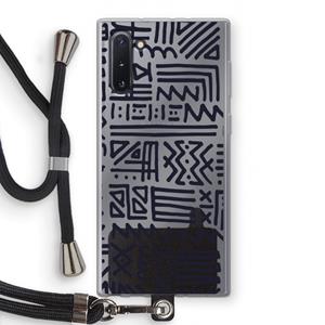 CaseCompany Marrakech print: Samsung Galaxy Note 10 Transparant Hoesje met koord