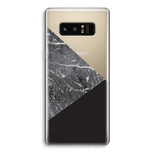 CaseCompany Combinatie marmer: Samsung Galaxy Note 8 Transparant Hoesje
