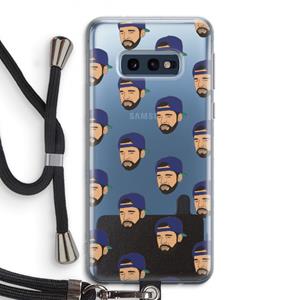CaseCompany Drake Away: Samsung Galaxy S10e Transparant Hoesje met koord