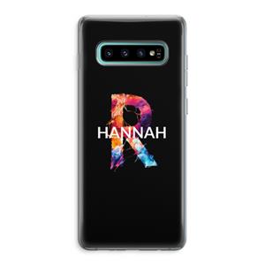 CaseCompany Abstract Spectrum: Samsung Galaxy S10 Plus Transparant Hoesje