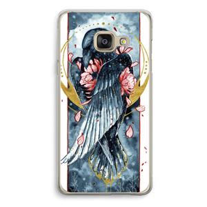CaseCompany Golden Raven: Samsung A3 (2017) Transparant Hoesje