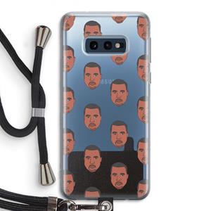 CaseCompany Kanye Call Me℃: Samsung Galaxy S10e Transparant Hoesje met koord