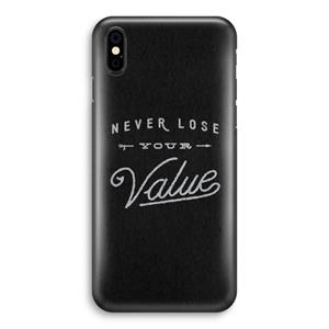 CaseCompany Never lose your value: iPhone X Volledig Geprint Hoesje
