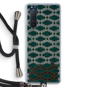 CaseCompany Moroccan tiles: Sony Xperia 5 II Transparant Hoesje met koord