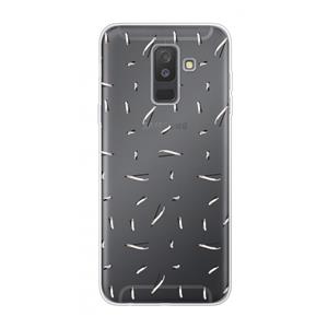 CaseCompany Hipster stripes: Samsung Galaxy A6 Plus (2018) Transparant Hoesje