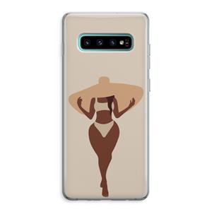 CaseCompany Let's get salty: Samsung Galaxy S10 Plus Transparant Hoesje