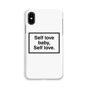 CaseCompany Self love: iPhone Xs Volledig Geprint Hoesje