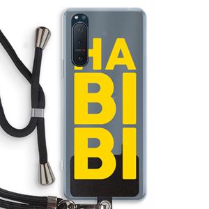 CaseCompany Habibi Majorelle : Sony Xperia 5 II Transparant Hoesje met koord
