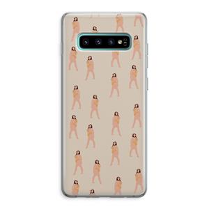 CaseCompany You're so golden: Samsung Galaxy S10 Plus Transparant Hoesje
