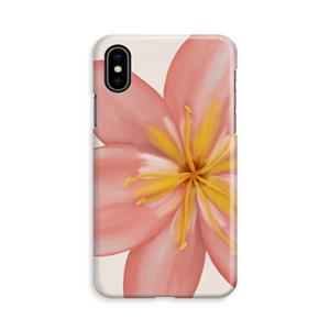 CaseCompany Pink Ellila Flower: iPhone Xs Volledig Geprint Hoesje