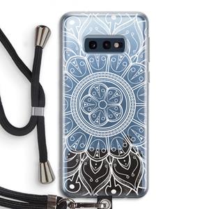 CaseCompany Roses Are Red: Samsung Galaxy S10e Transparant Hoesje met koord