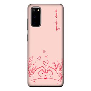 CaseCompany Love is in the air: Samsung Galaxy S20 Tough Case