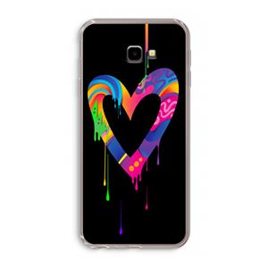 CaseCompany Melts My Heart: Samsung Galaxy J4 Plus Transparant Hoesje