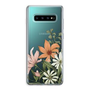CaseCompany Floral bouquet: Samsung Galaxy S10 Plus Transparant Hoesje