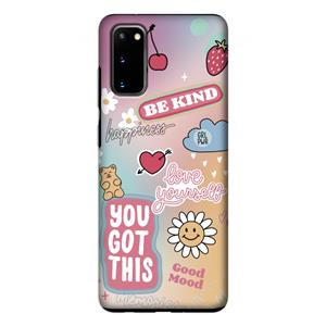 CaseCompany Positivity: Samsung Galaxy S20 Tough Case