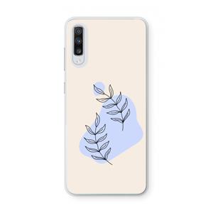 CaseCompany Leaf me if you can: Samsung Galaxy A70 Transparant Hoesje