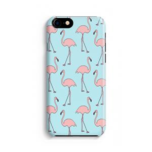 CaseCompany Anything Flamingoes: Volledig geprint iPhone SE 2020 Hoesje