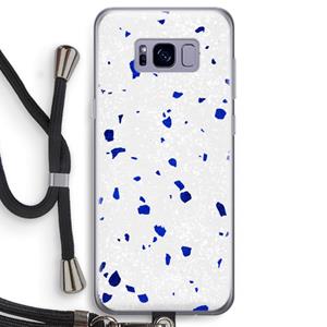 CaseCompany Terrazzo N°5: Samsung Galaxy S8 Transparant Hoesje met koord