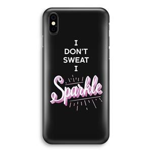 CaseCompany Sparkle quote: iPhone X Volledig Geprint Hoesje