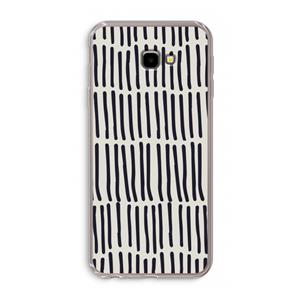 CaseCompany Moroccan stripes: Samsung Galaxy J4 Plus Transparant Hoesje